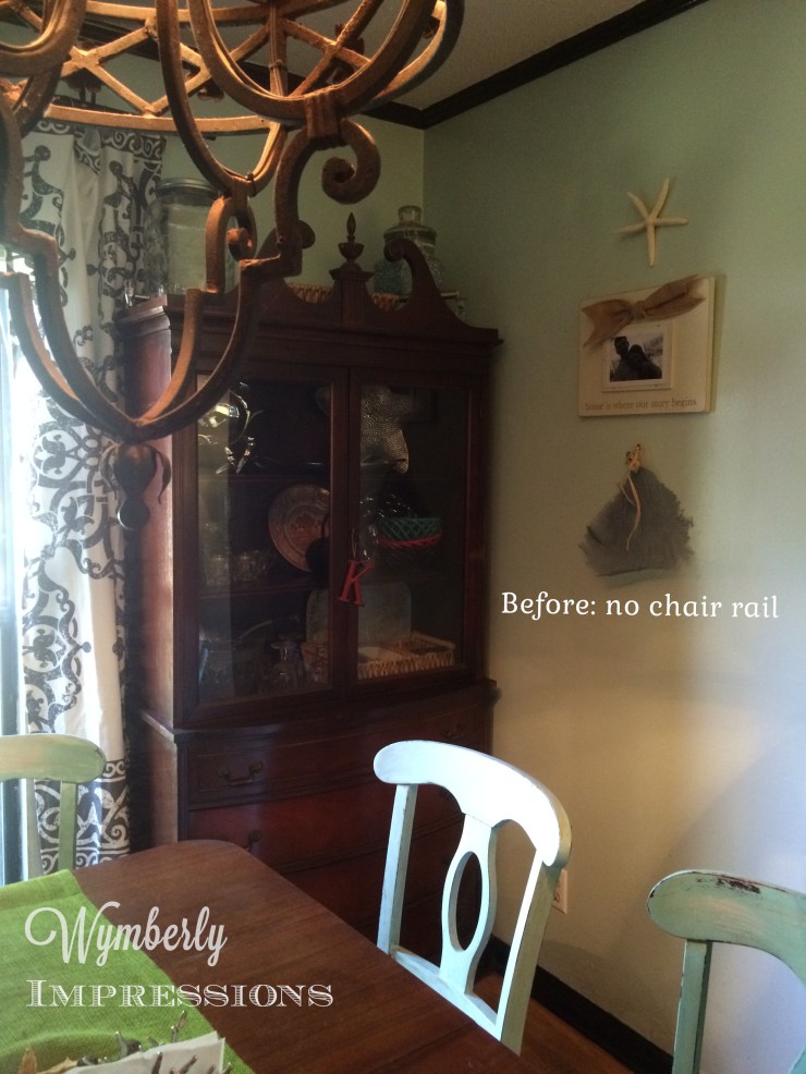 How to: Dockwood Chair Rail by Wymberly Impressions