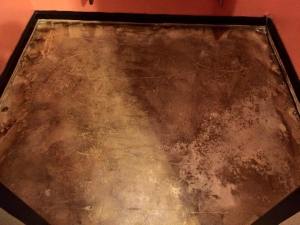 How to Stain Concrete Floors by Wymberly Impressions