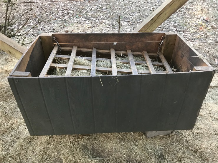 DIY Hay Slow Feeders by The Homestead Kings